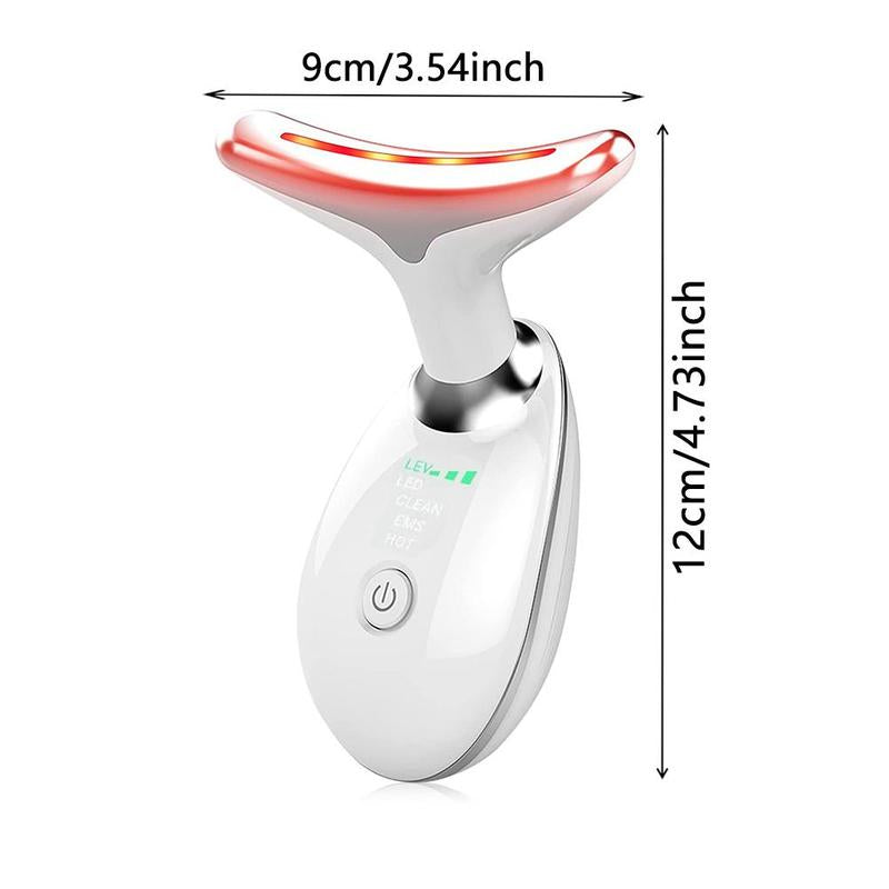 Neck Massager, Facial and Neck Massage Tool, Suitable for Facial, Neck, and Leg Massage, for Women and Men, Facial Beauty Instrument